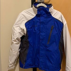 Men’s blue Columbia Omni Tech Waterproof Jacket